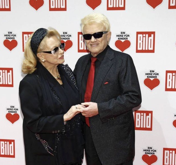Heino mit Hannelore bei der Aftershow-Party