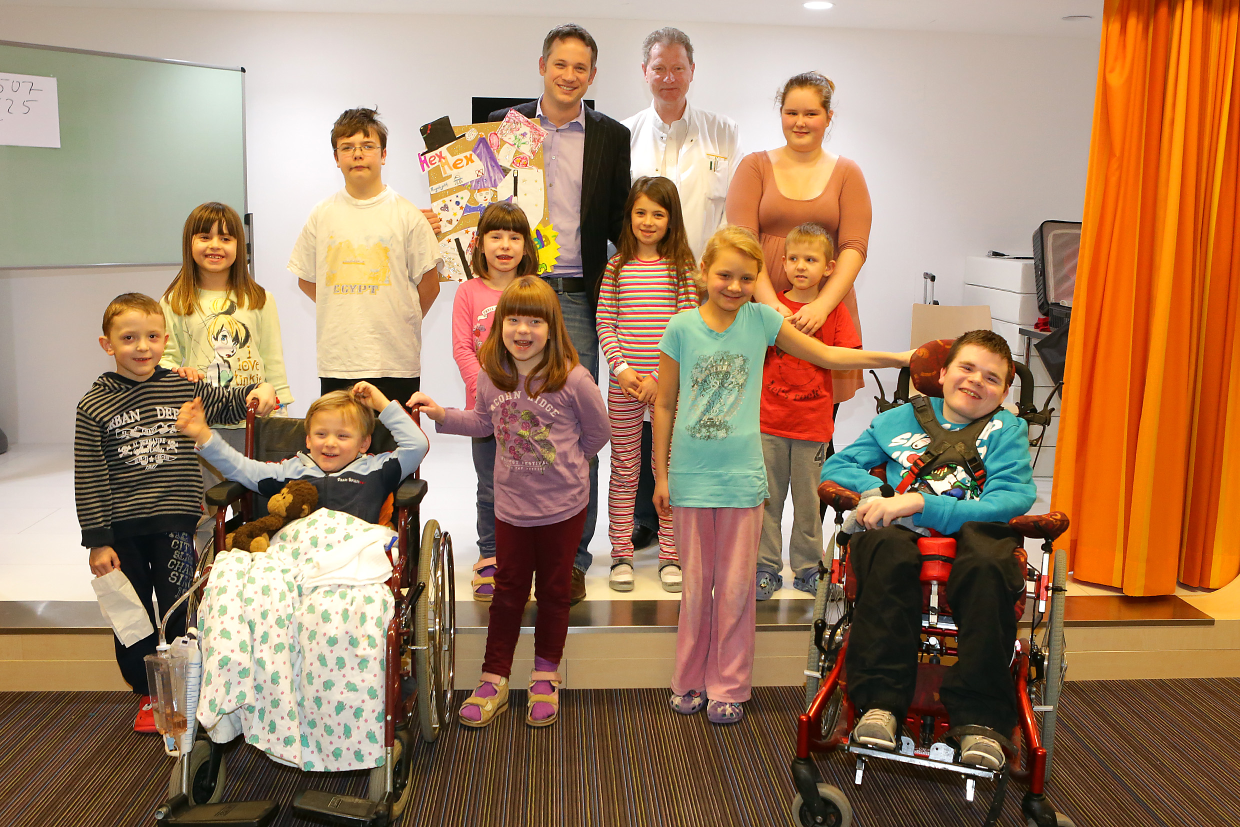 Simon Pierro in der Kinderklinik