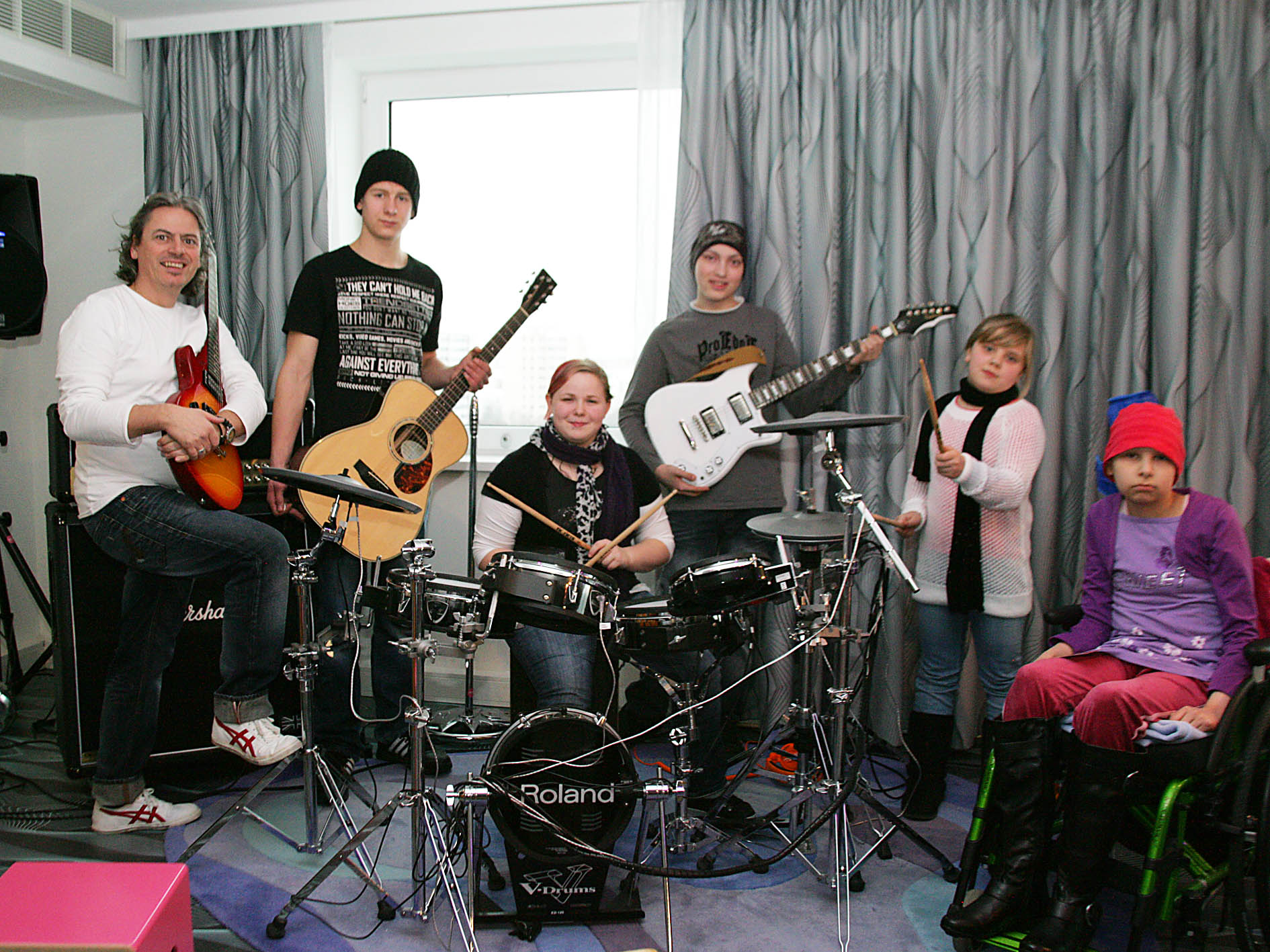 Kinder im Tonstudio