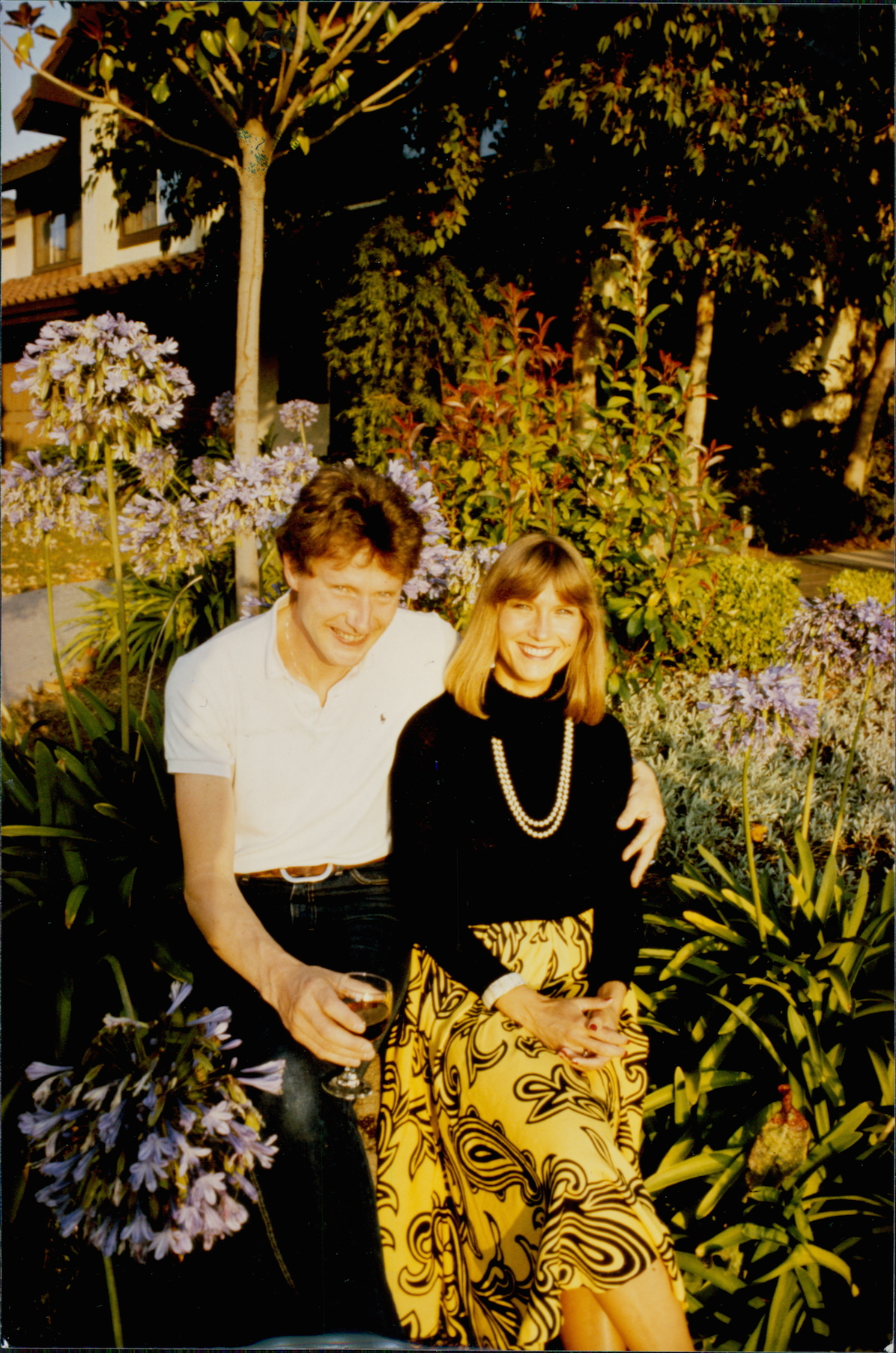 Hilde und Lothar vor Ullis Haus am Kuykendall Place